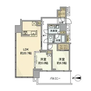 THE TOWER 湘南辻堂【8階】の間取り