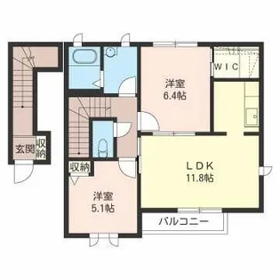 グラン・シャリオ A棟【2階】の間取り