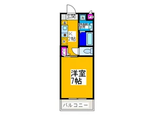カ-ライル堺市駅前【3階】の間取り