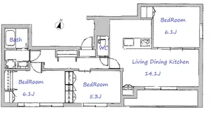 メゾンみなみ【2階】の間取り
