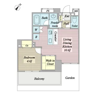 パーク・ハイム西荻【1階】の間取り