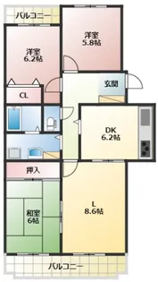 サーラシティ本郷弐番館【4階】の間取り
