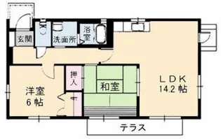 リンデンハイム【1階】の間取り