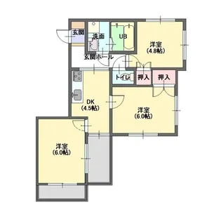 パビヨン・サクラ【1階】の間取り