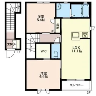 ル ヴァン【2階】の間取り