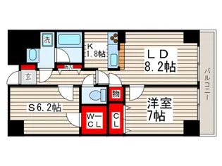 ベイシティ葛西2【1階】の間取り