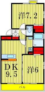 クレールIII【1階】の間取り