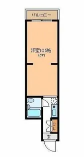 マイルド西新宿【2階】の間取り