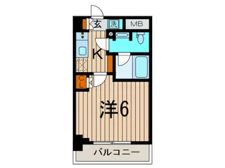 プルミエ武蔵小山【4階】の間取り