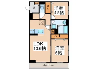 Tiara南町田【3階】の間取り