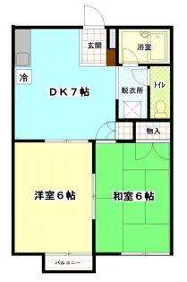 ベルシオンTAKI【1階】の間取り