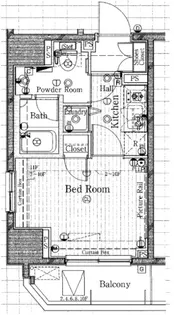 アヴァンツァーレ川崎イースト【4階】の間取り