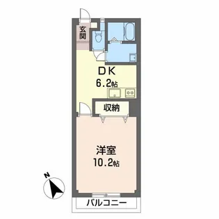 ポルチーニ【2階】の間取り