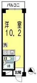 バルミー赤坂【5階】の間取り