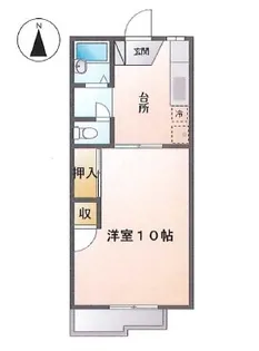 グリーンシャトー【2階】の間取り