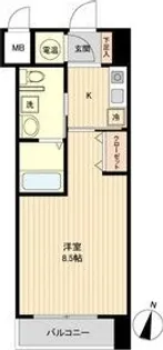 アントラ立町【4階】の間取り