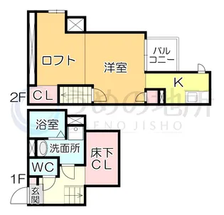 CB久留米ヴェール【1階】の間取り