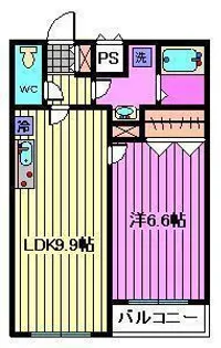 グランドール大宮【4階】の間取り