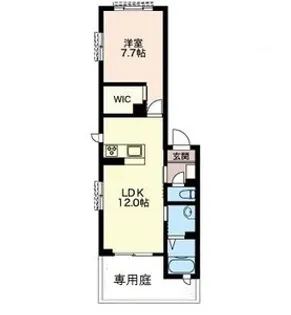 クレセントアール【2階】の間取り