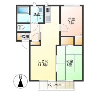フレグランスリバティ【2階】の間取り