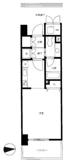 クリプトメリア目黒【2階】の間取り