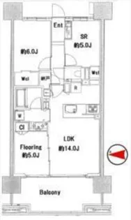 シティテラス品川イースト【3階】の間取り