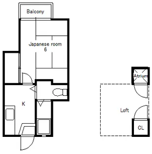 コーポ武井【2階】の間取り
