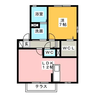 ウィル・フィールド【2階】の間取り