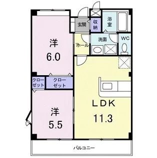 パティーナ【2階】の間取り