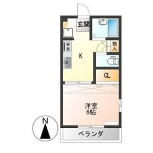 フォーシーズン【2階】の間取り