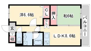 リアライズ加古川I【3階】の間取り