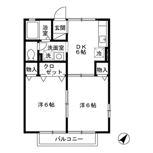 シャルマンソレーユ【2階】の間取り