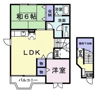 パルテール【2階】の間取り