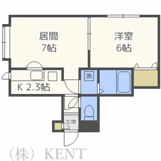 フォレスト西町【2階】の間取り