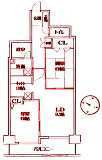 ダイアパレスプロミネントコート川崎【13階】の間取り