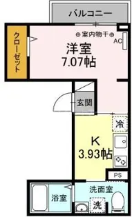 アナシエ南篠崎町I【2階】の間取り