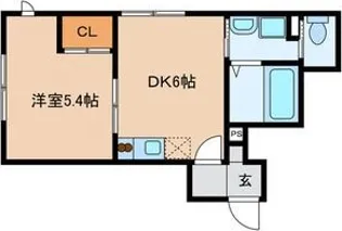 South One【1階】の間取り
