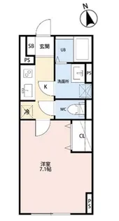 デオダラテラス【2階】の間取り