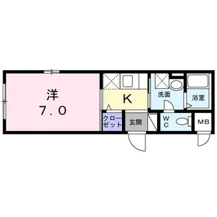 エテルノ西荻【1階】の間取り