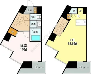 リエス東別院【11階】の間取り