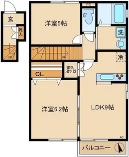 ベイ・ローレルA【2階】の間取り