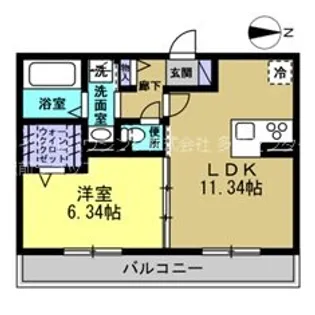 ベルデ・メゾン【2階】の間取り