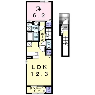 シャインコート【2階】の間取り