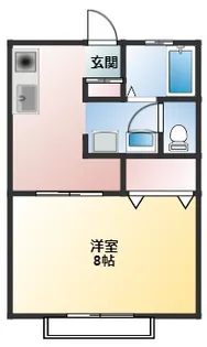 サンパークアドII【1階】の間取り
