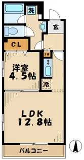 パレス東京【2階】の間取り