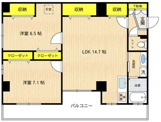 キルッシュ バウム【4階】の間取り