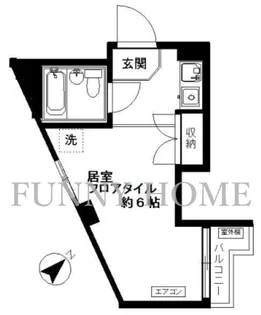 レザン池尻【4階】の間取り
