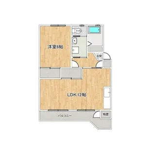 コーポラス24【2階】の間取り