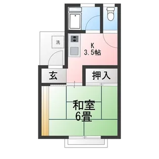 アイビーコーポ【2階】の間取り