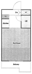 マイファリエ十字街【2階】の間取り